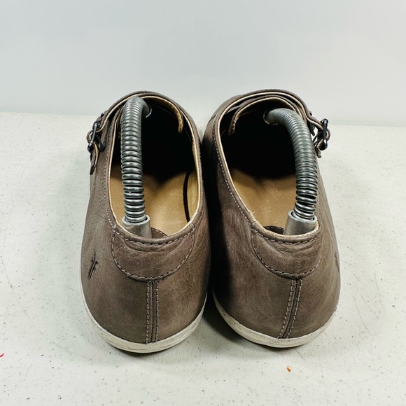 Frye Mindy Double Monk Strap sneakers in brownish-gray size 9 - Picture 4 of 7